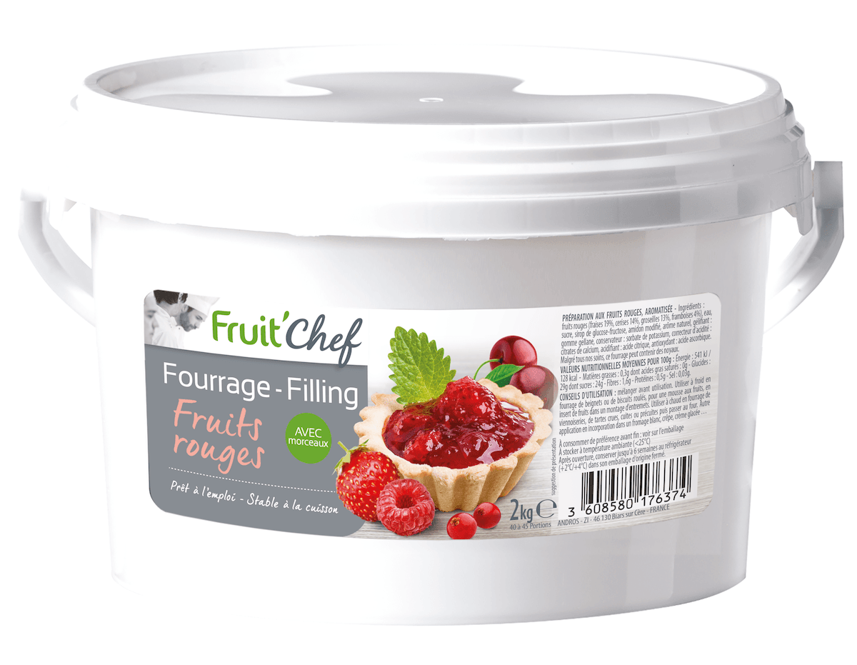 FOURRAGE FRUITS ROUGES 2KG