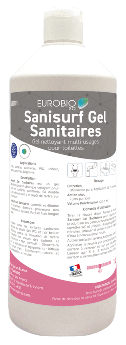 GEL NETTOYANT MULTI SURFACES SANITAIRES PROBIOTIQUE - BOUILOTTE 1L