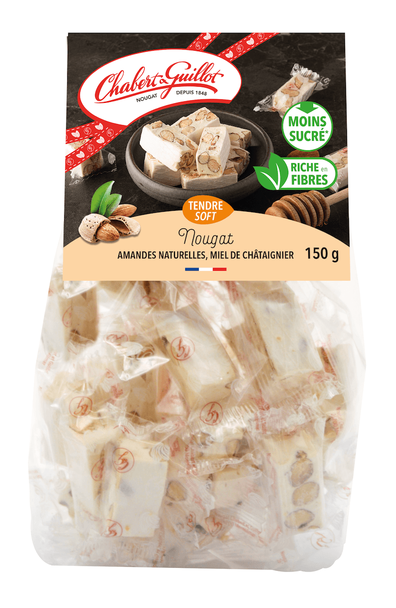 NOUGAT 30% AM NATURE MOIN SUCRE SAC 150G