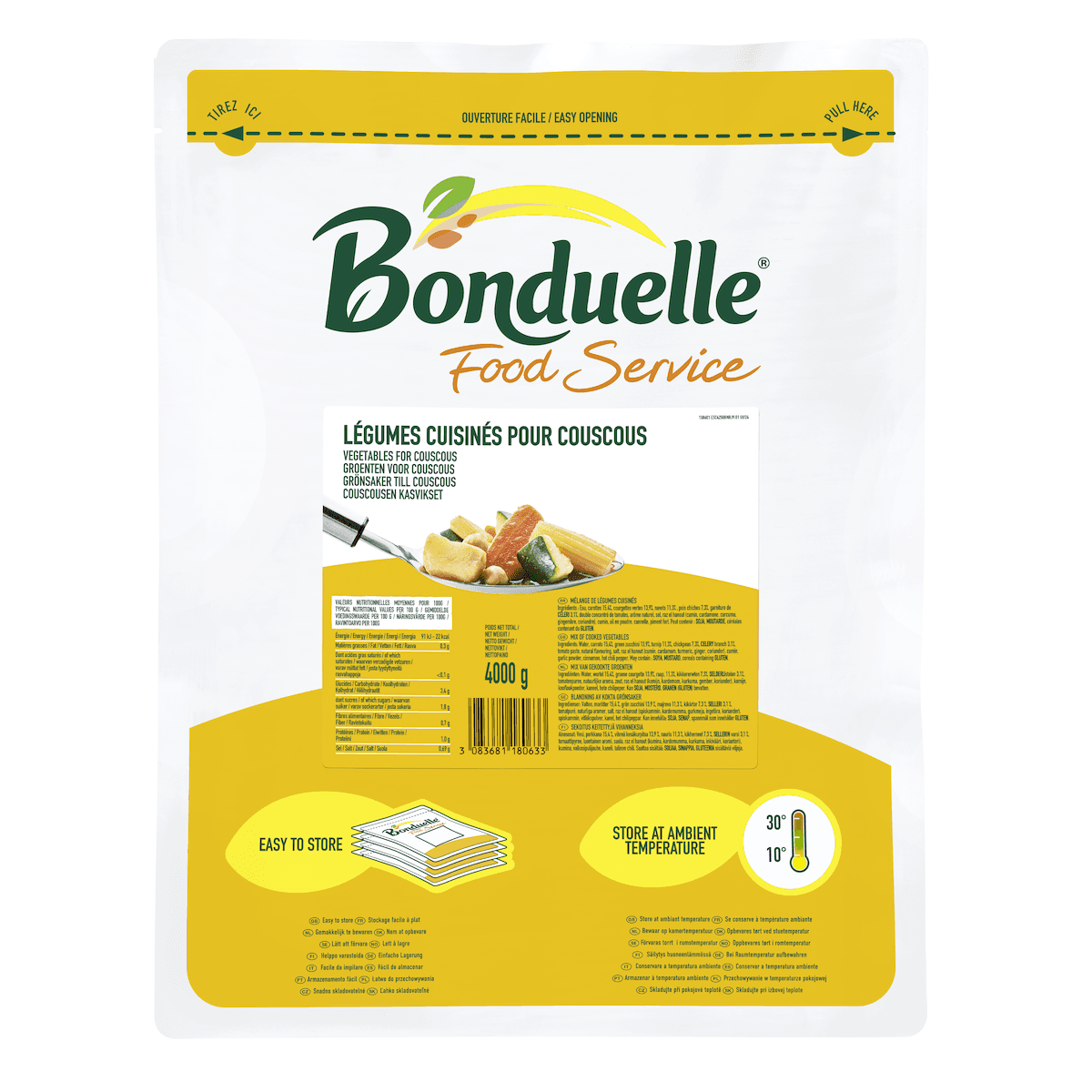 LEGUMES CUISINES POUR COUSCOUS 5S