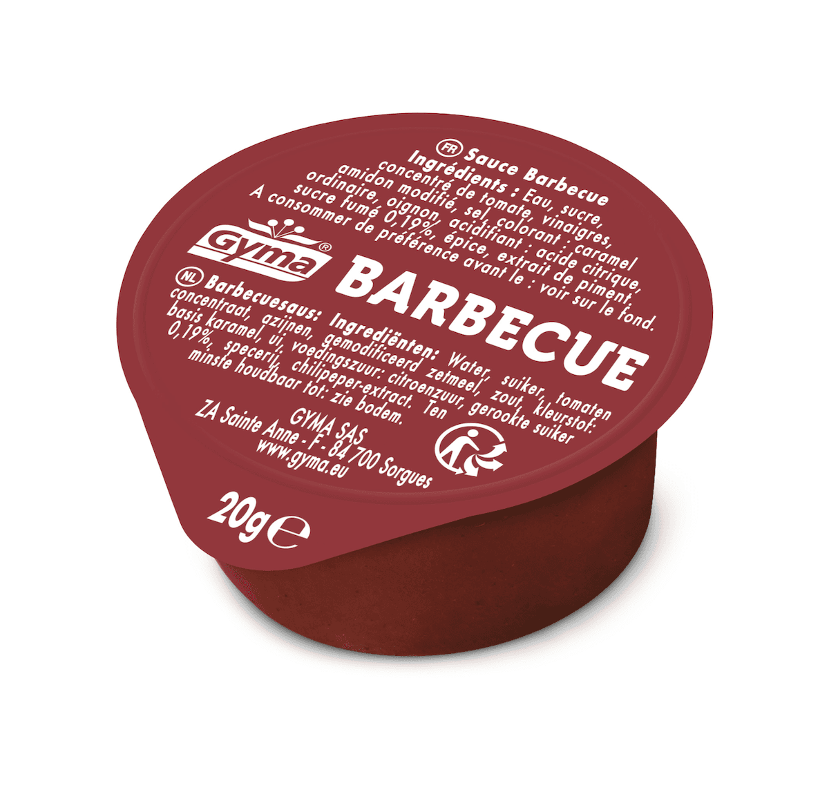 SAUCE BARBECUE 20G - CARTON DE 216