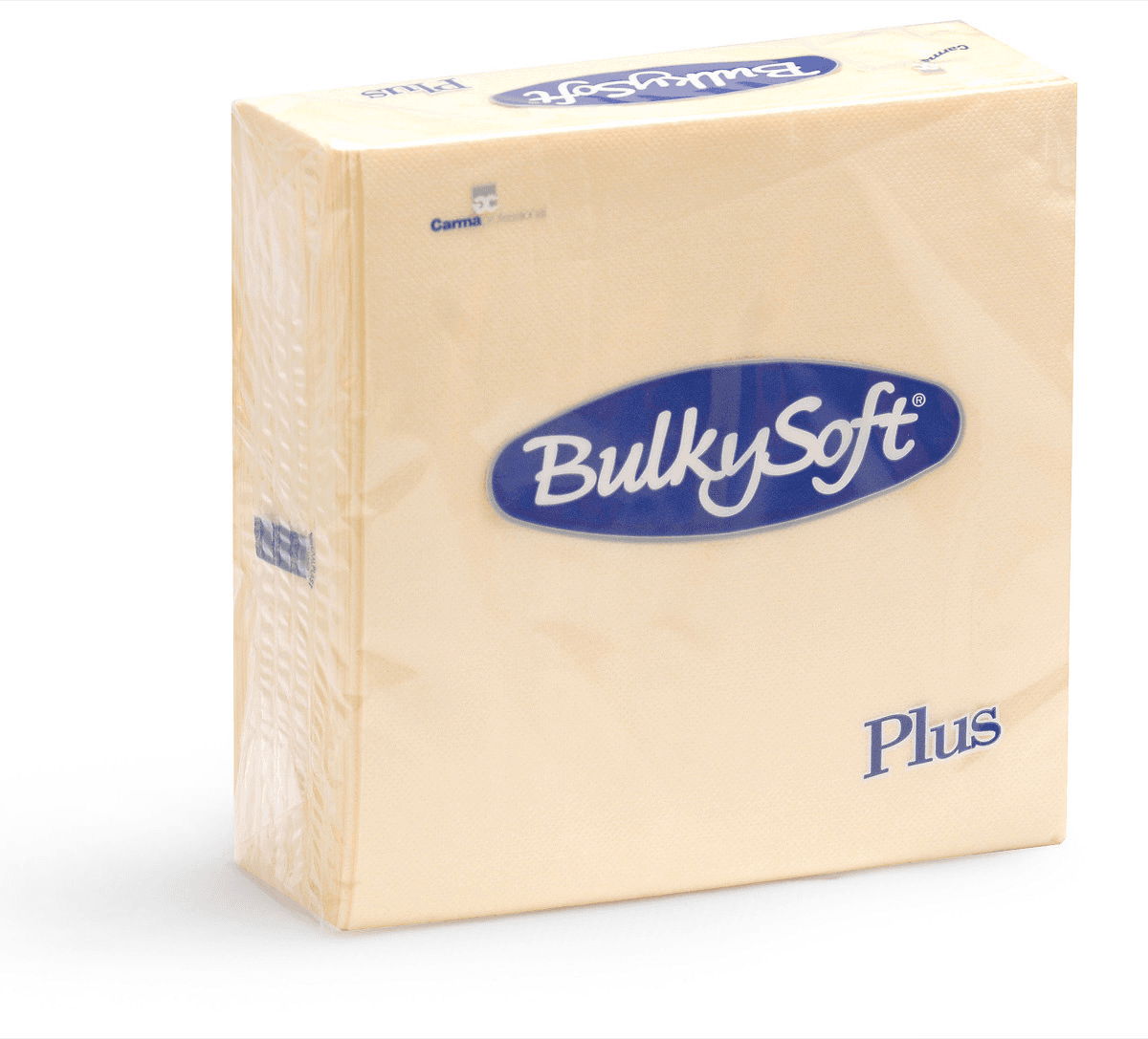 SERVIETTE OUATE DOUBLE POINT 38X38CM CREME - CARTON DE 1440