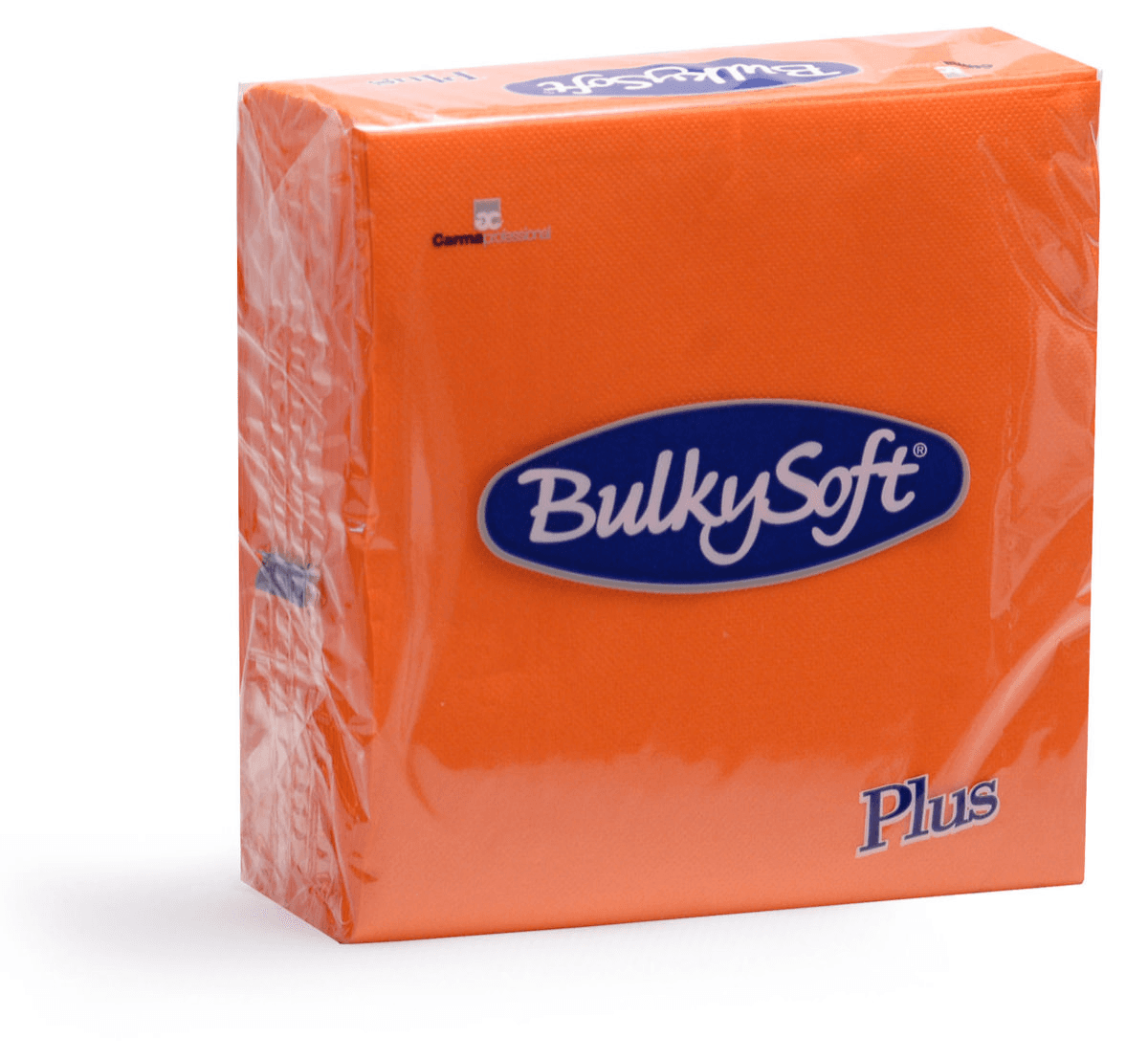 SERVIETTE OUATE DOUBLE POINT 38X38CM ORANGE - CARTON DE 1440