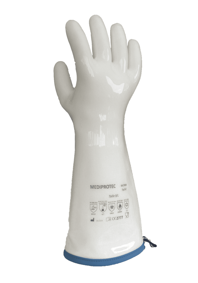 GANT TOPCHEF MANCHETTES LONGUES 38 CM - TAILLE 9 - LA PAIRE