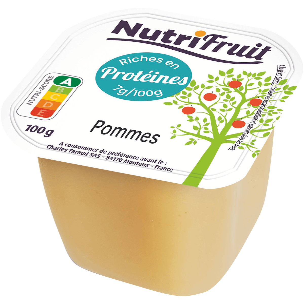 COMPOTE POMME PROTEINE 100G