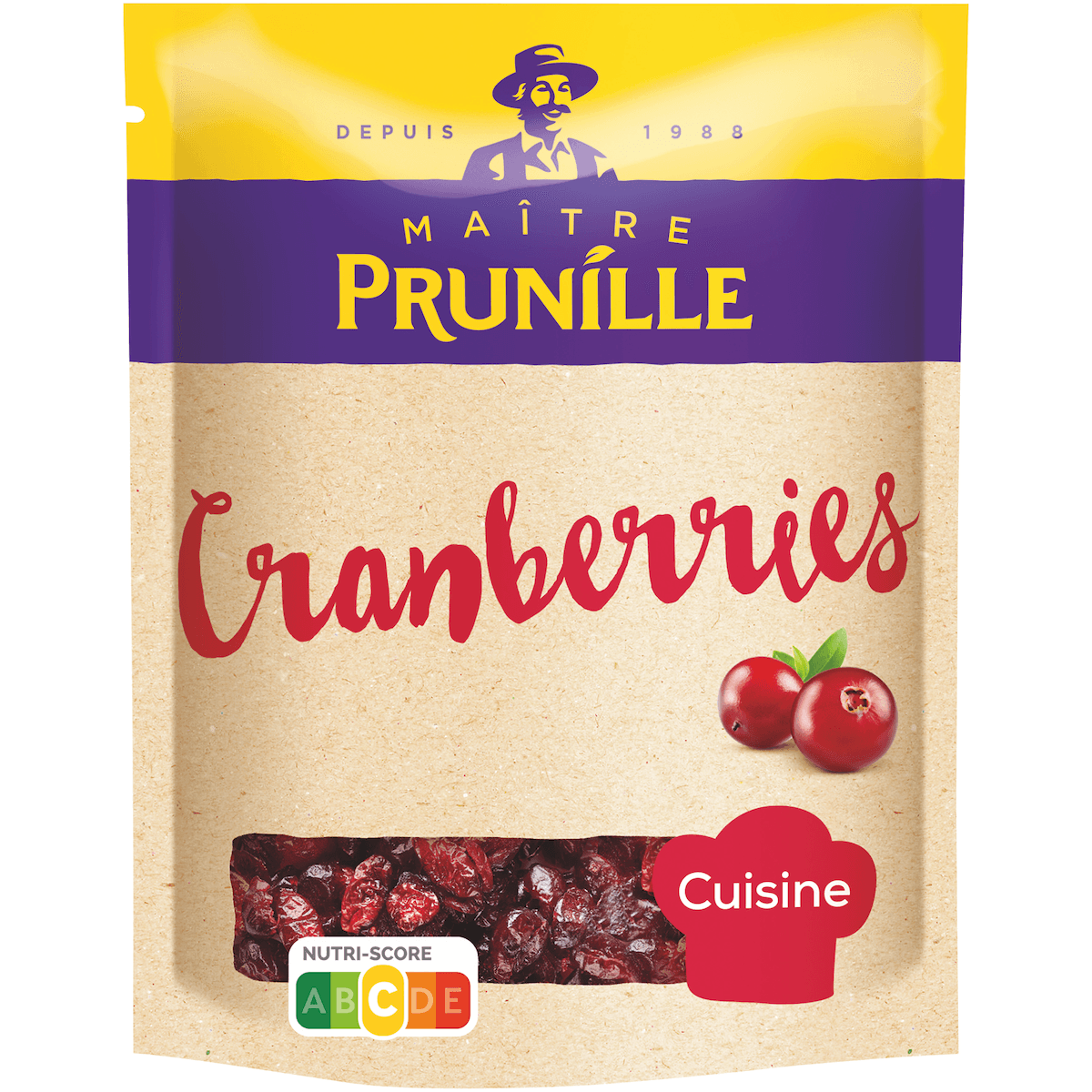 CRANBERRIES MORCEAUX EXTRA 250G