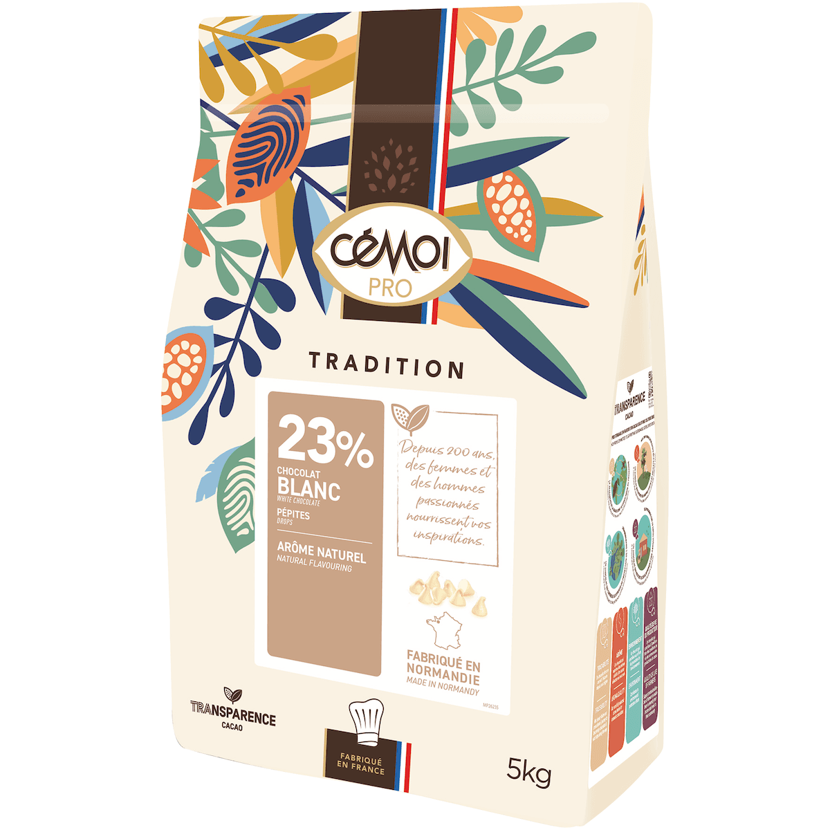 TRADITION 23% GOUTTES DE CHOCOLAT BLANC 5KG