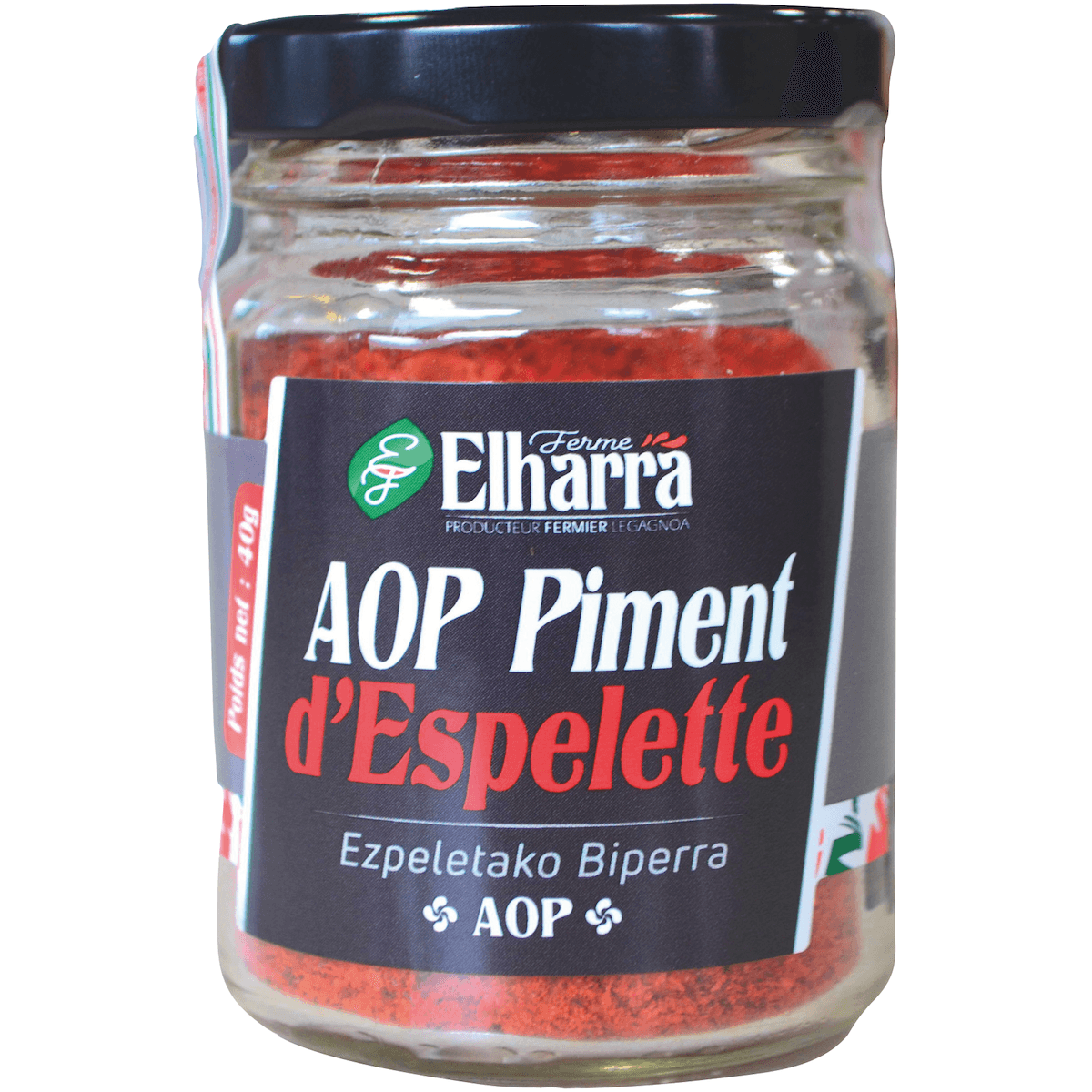 PIMENT D'ESPELETTE 40G