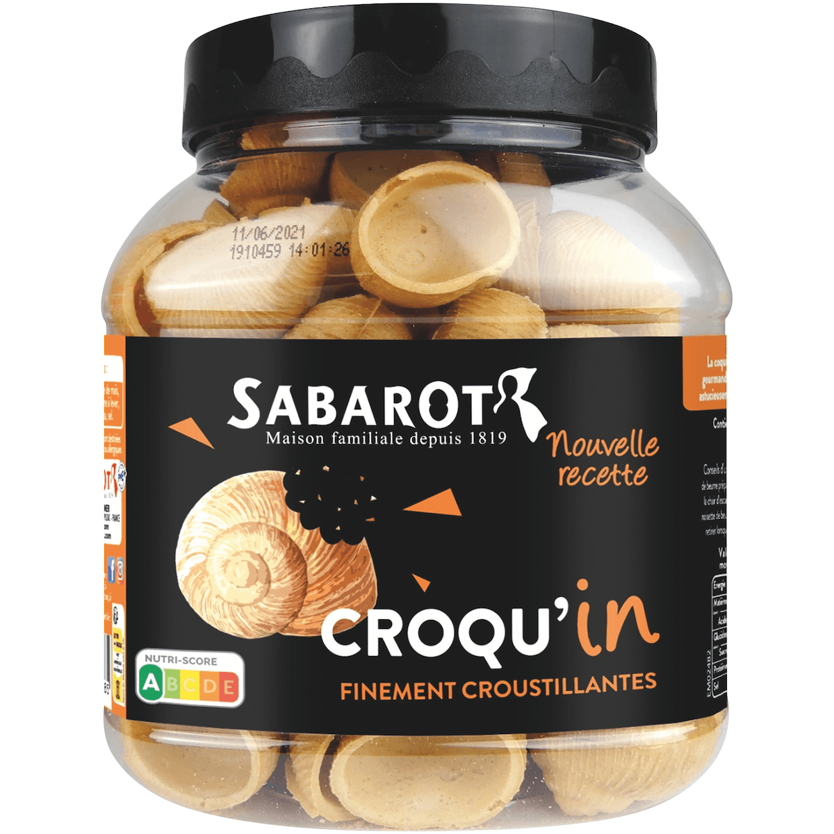 CROQU'IN ESCARGOT 75G