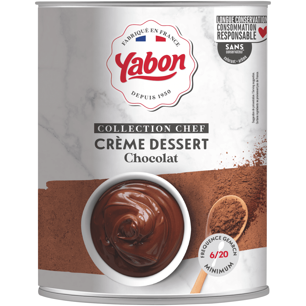 CREME DESSERT AU CHOCOLAT - BOITE 3/1