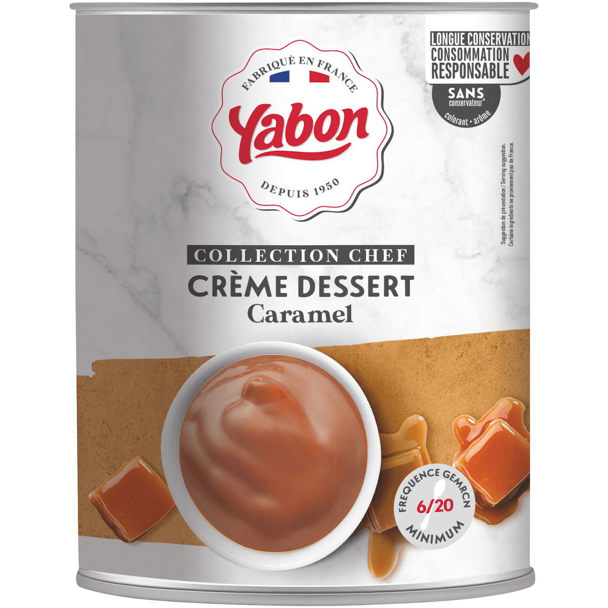 CREME DESSERT CARAMEL   - BOITE 3/1
