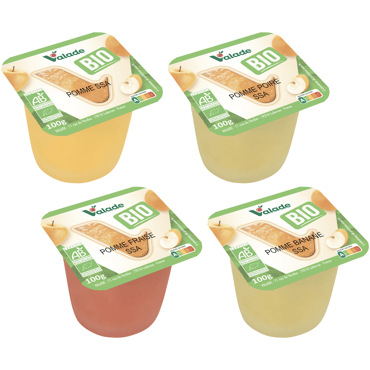 ASSORTIMENT BIO SSA 100G X 120