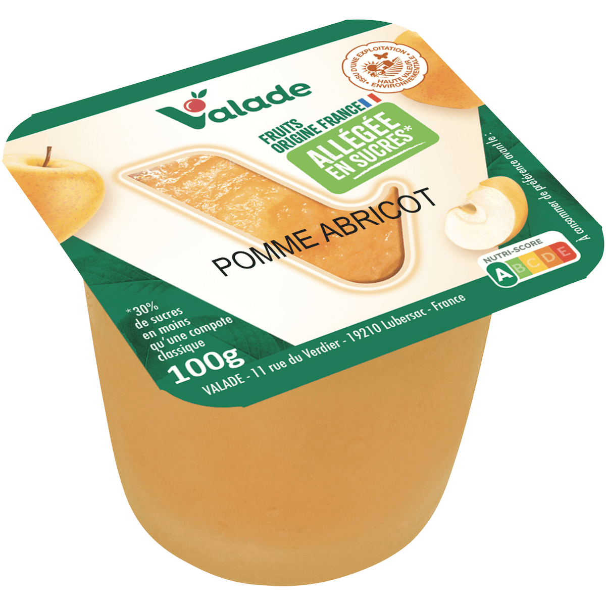 SPECIALITE POMME ABRICOT HVE 100G X120