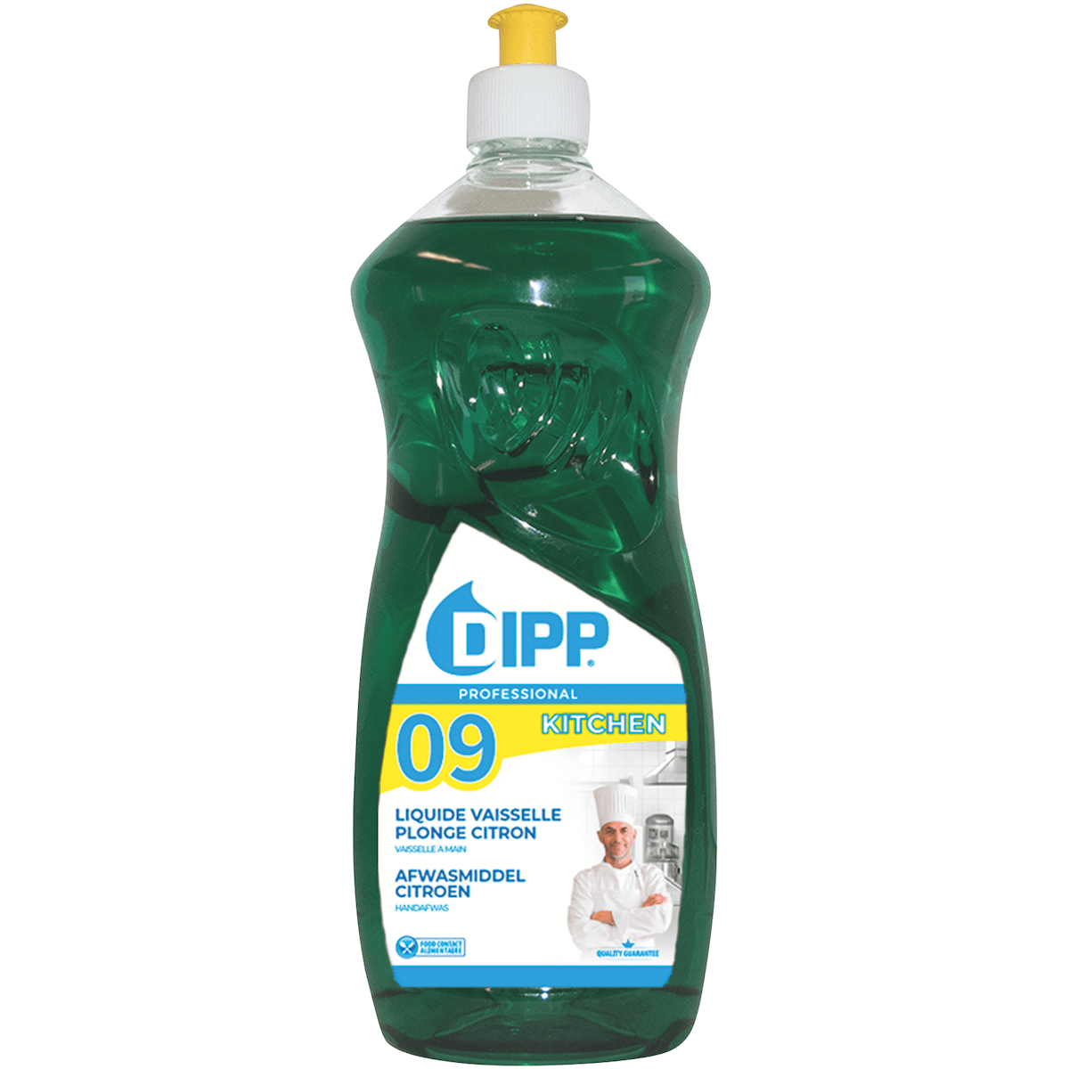 DIPP N 09 - LIQUIDE VAISSELLE PLONGE CITRON 1L