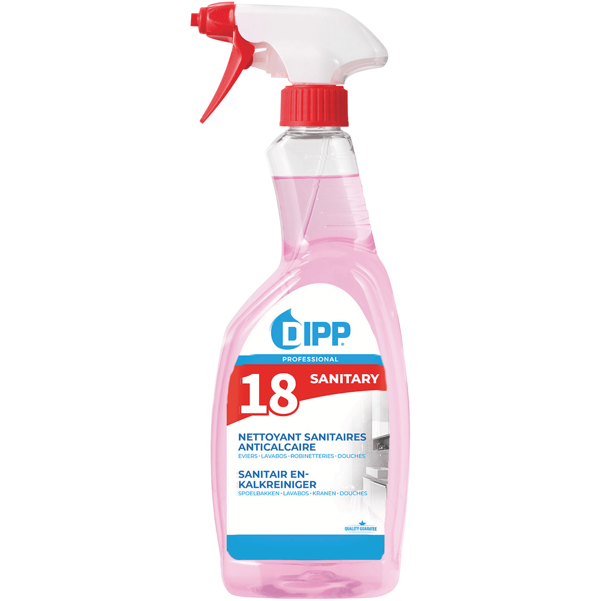 DIPP N 18 - NETTOYANT SANITAIRES ANTICALCAIRE 750ML SPRAY