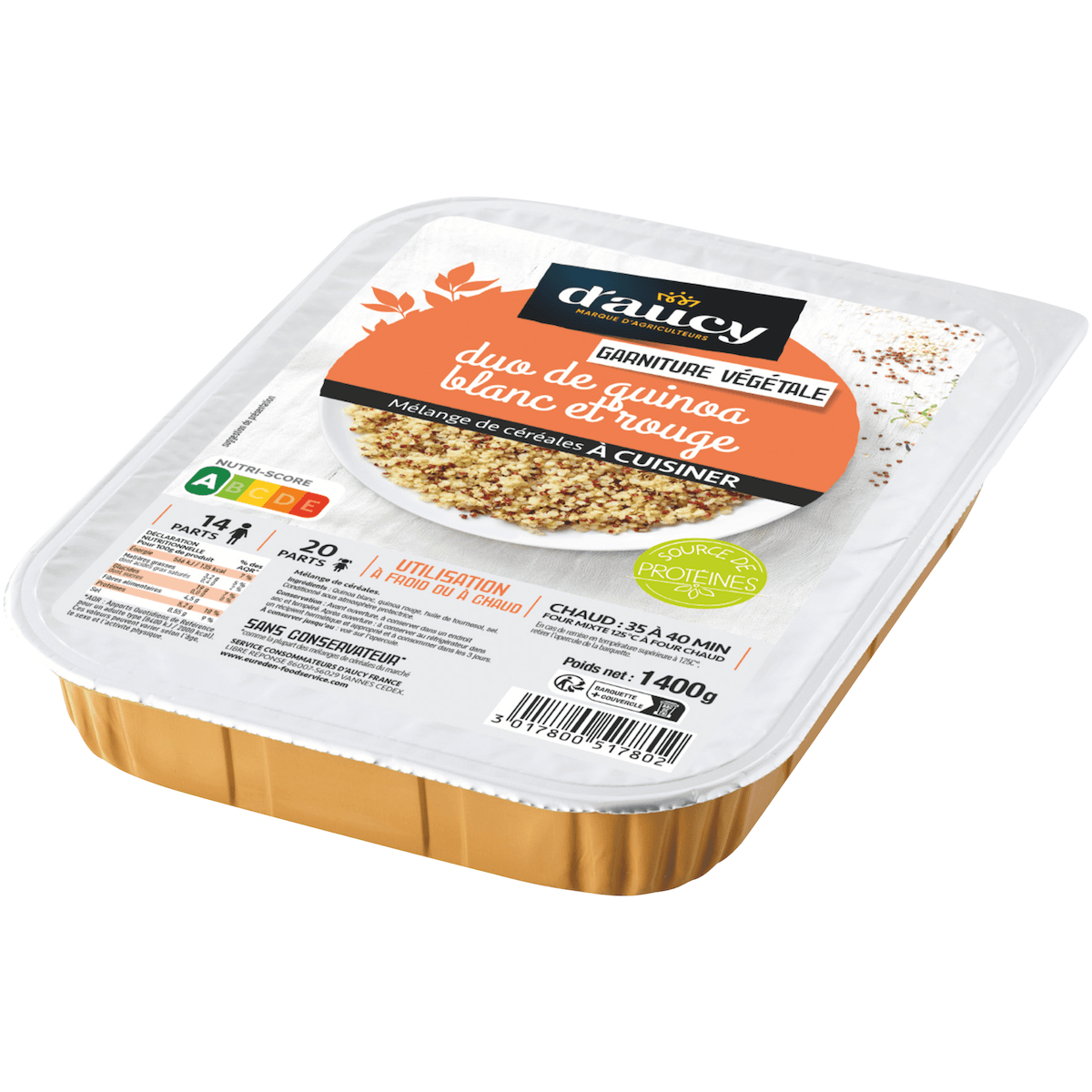 GARNITURE VEGETALE DUO DE QUINOA 1,4KG