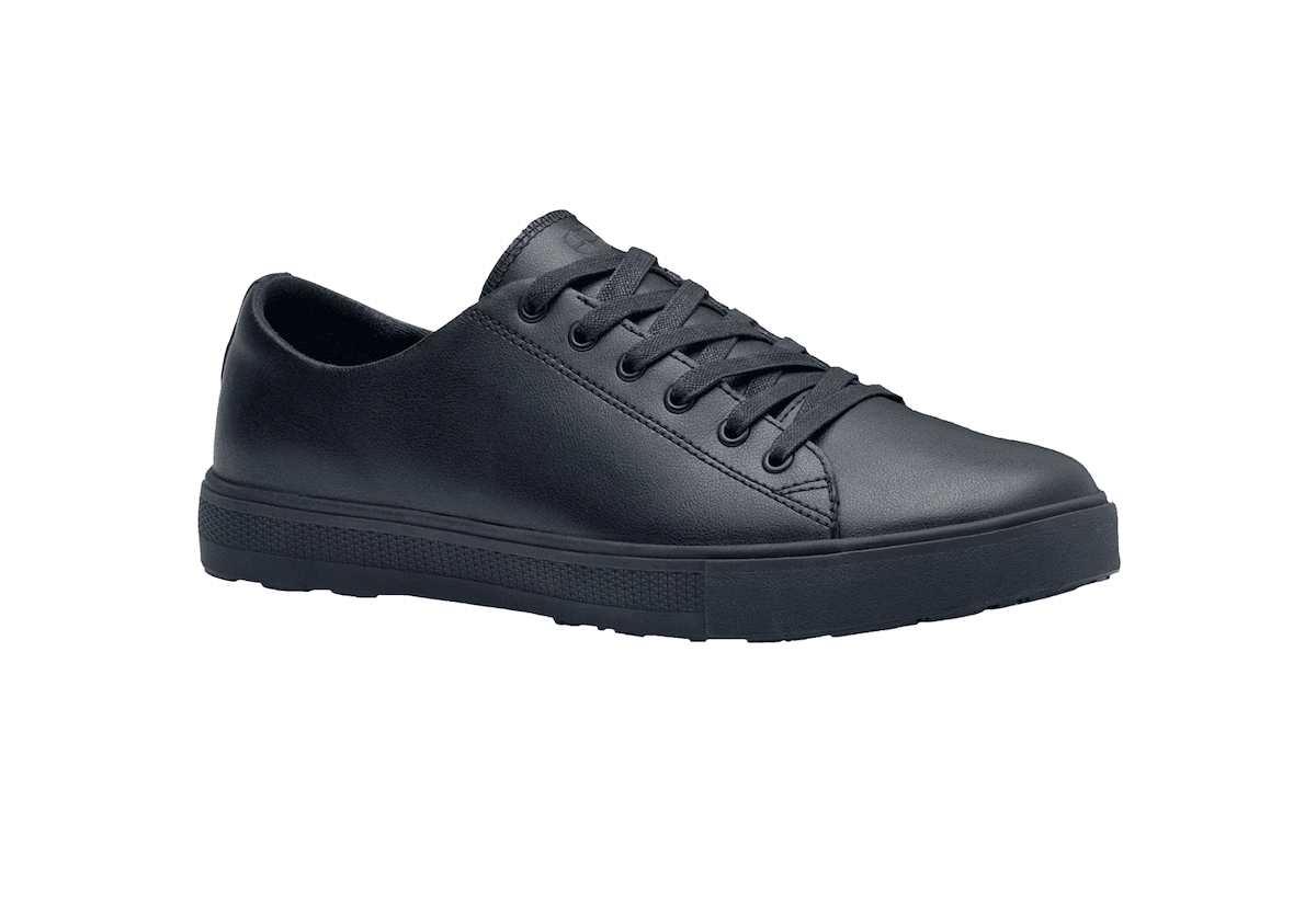 BASKET SERVICE CUIR NOIR OLD SCHOOL IV T35/47