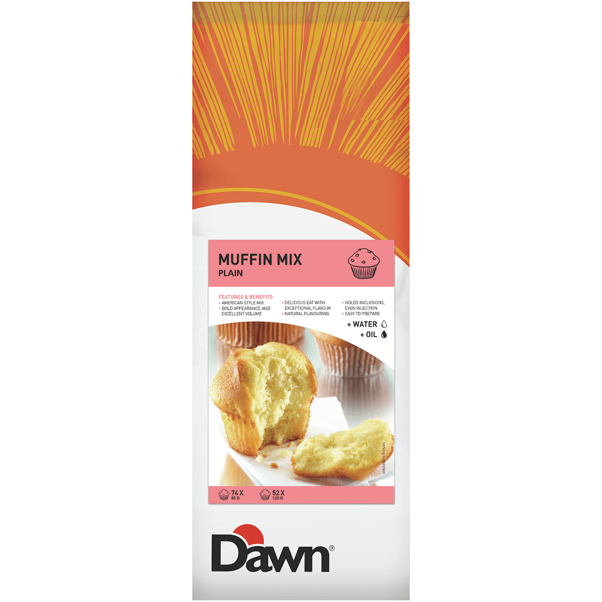 PREPARATION MUFFIN NATURE MIX 3.5KG