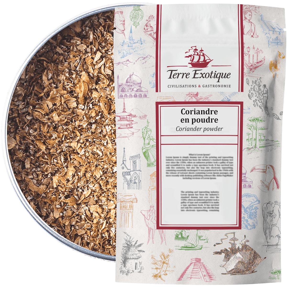 CORIANDRE EN POUDRE 500G