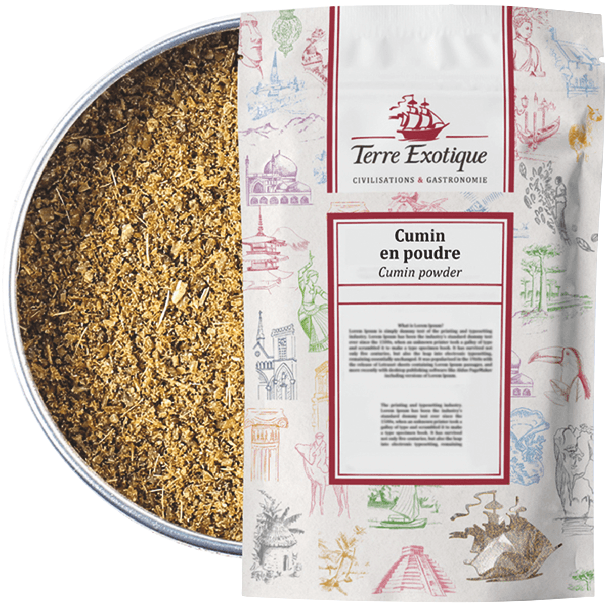 CUMIN EN POUDRE 250G