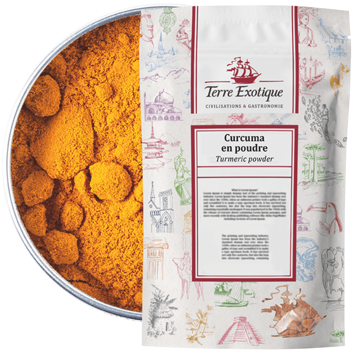 CURCUMA EN POUDRE 500G