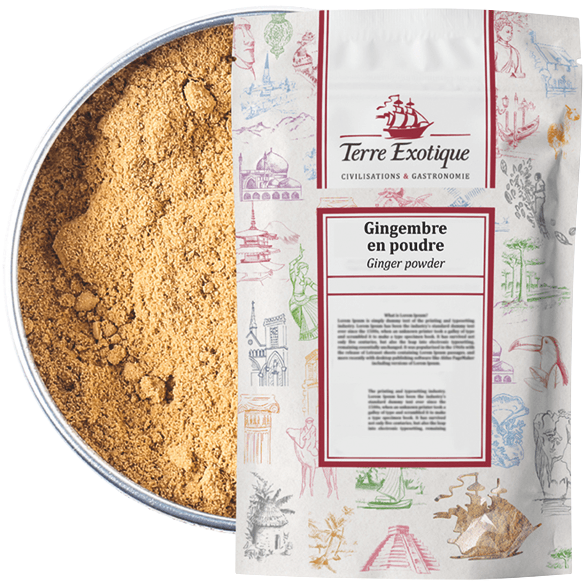 GINGEMBRE EN POUDRE 500G