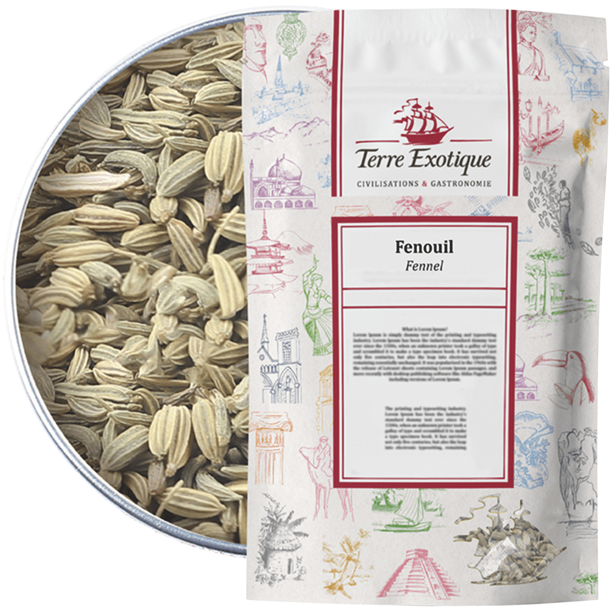 GRAINE DE FENOUIL 250G