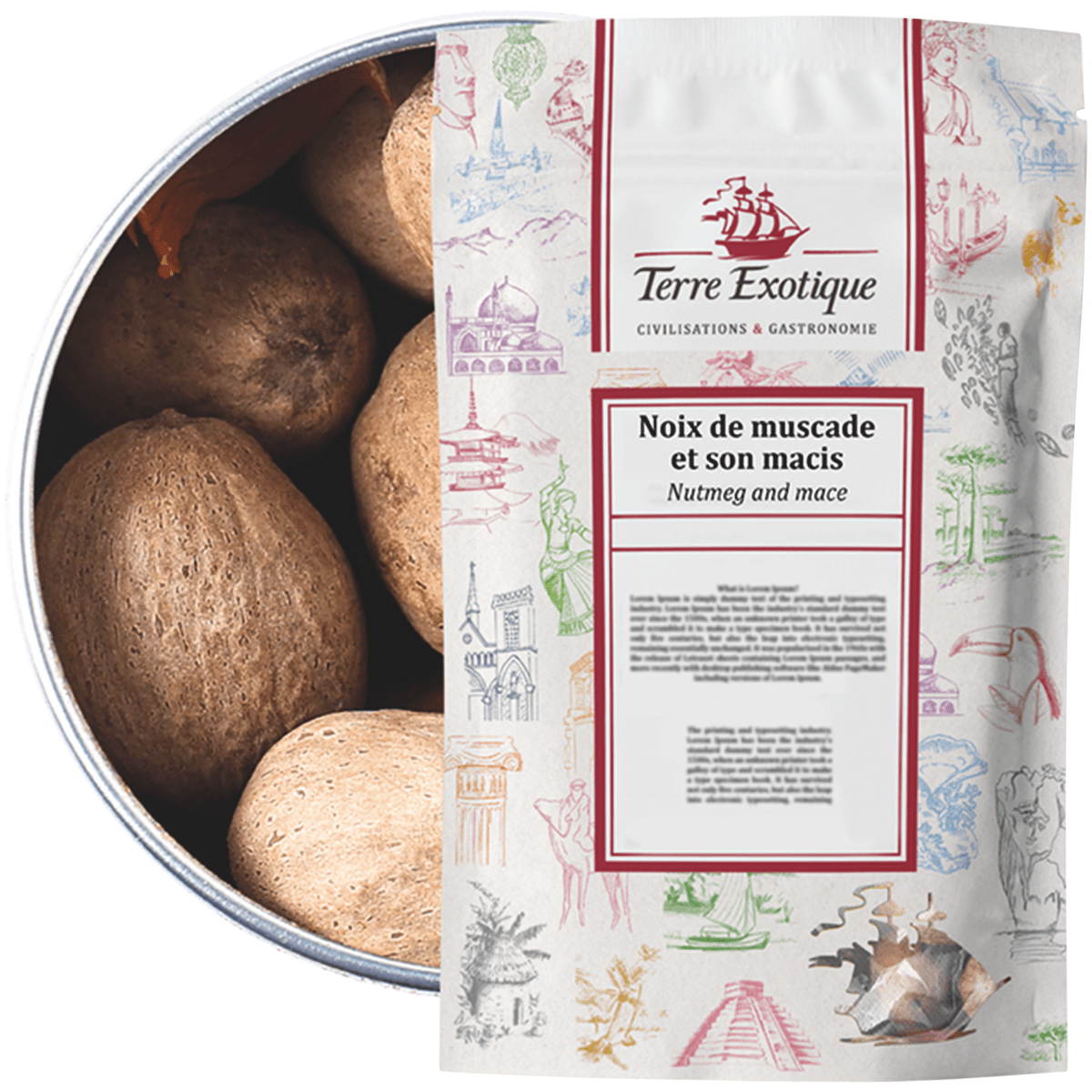 NOIX DE MUSCADE 500G