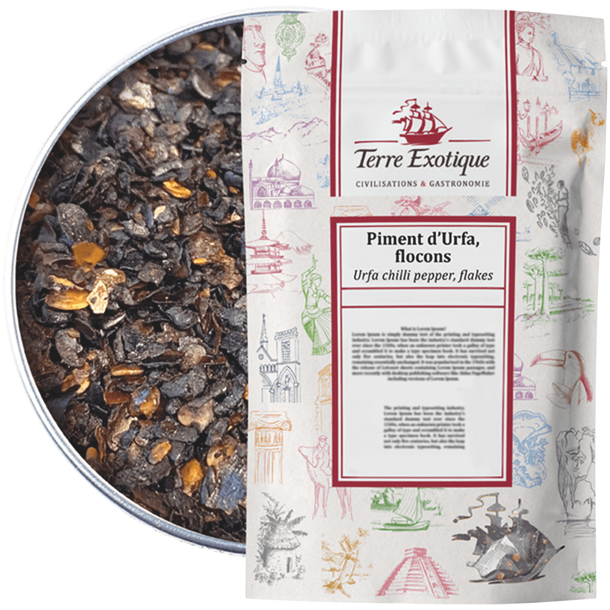 PIMENT D'URFA FLOCONS 250G