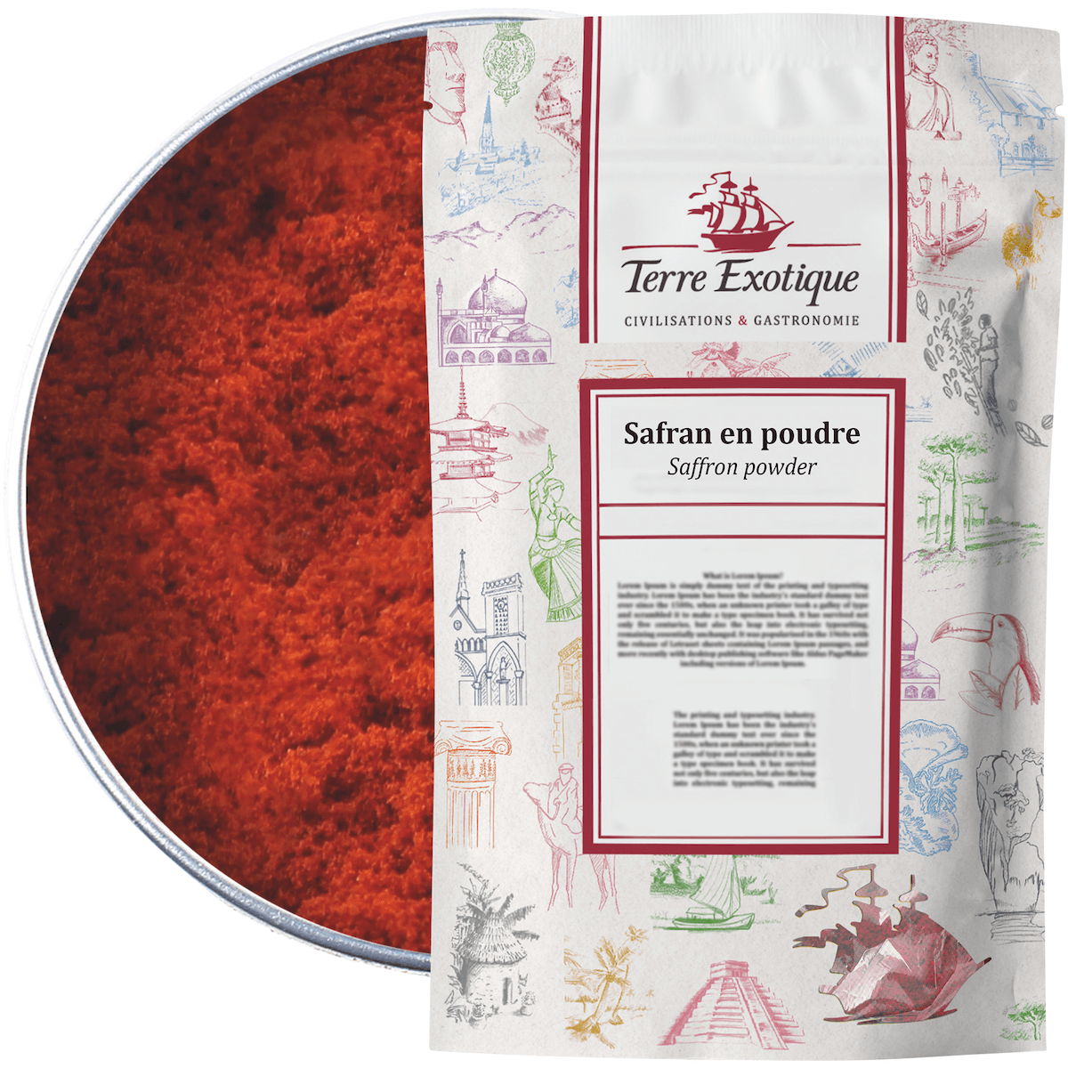 SAFRAN FINE FLEUR MOULU 10G