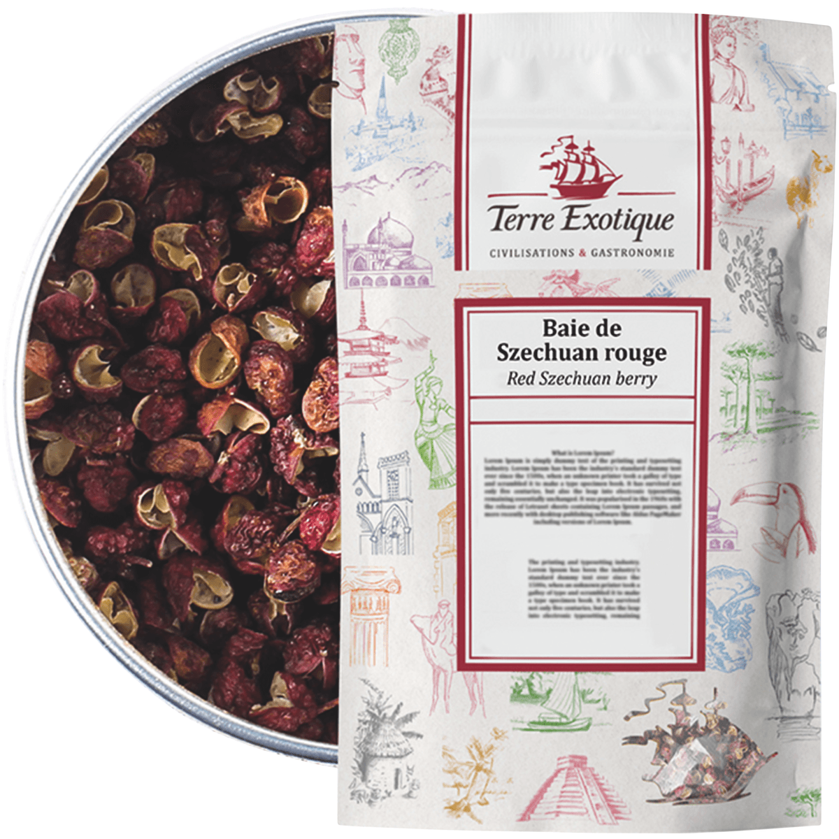 BAIE DE SCECHUAN ROUGE 250G