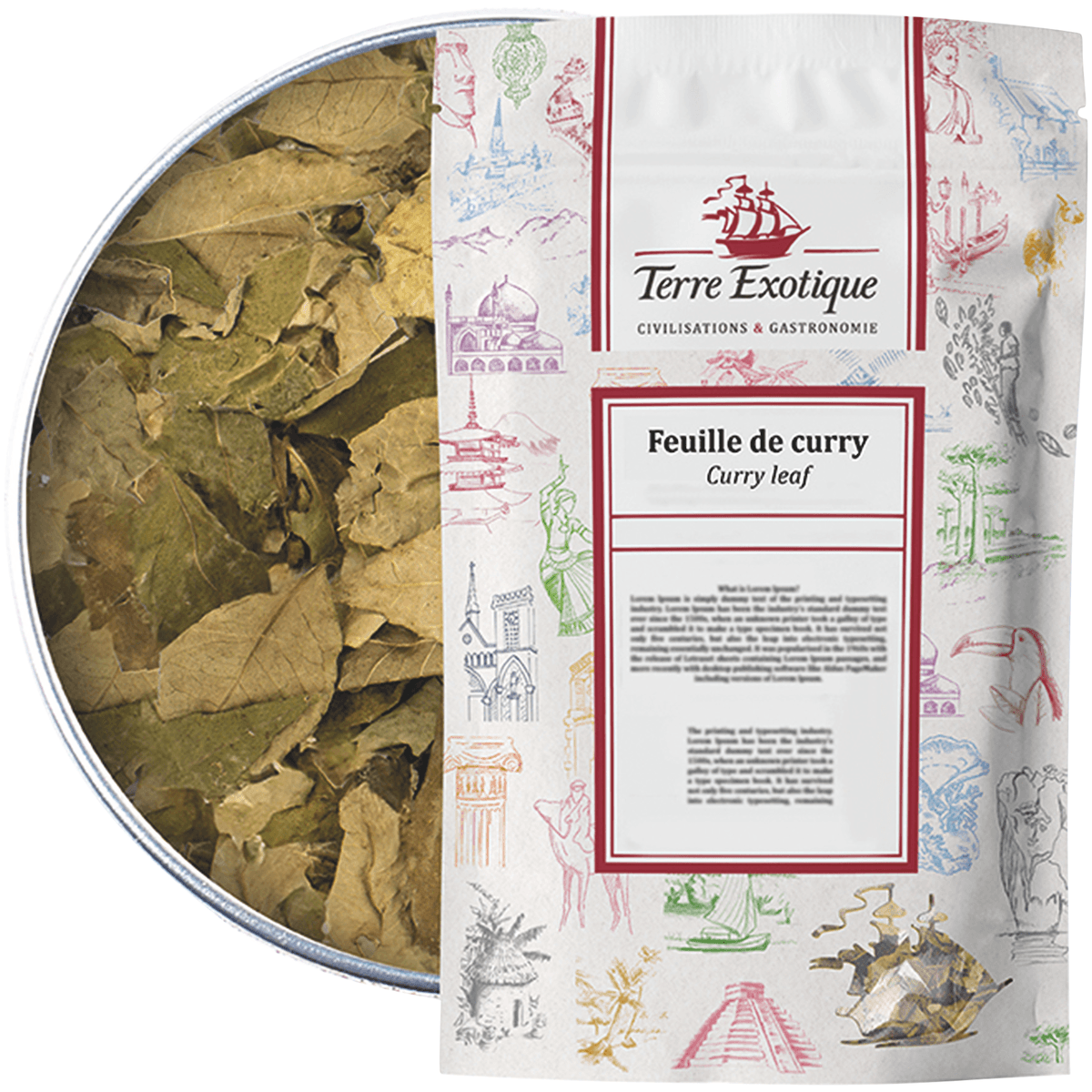 FEUILLE DE CURRY 100G