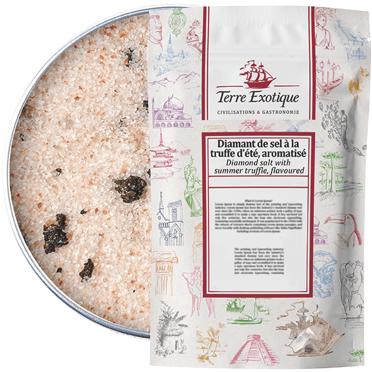 DIAMANT DE SEL A LA TRUFFE D'ÉTÉ AROMATISE 500G