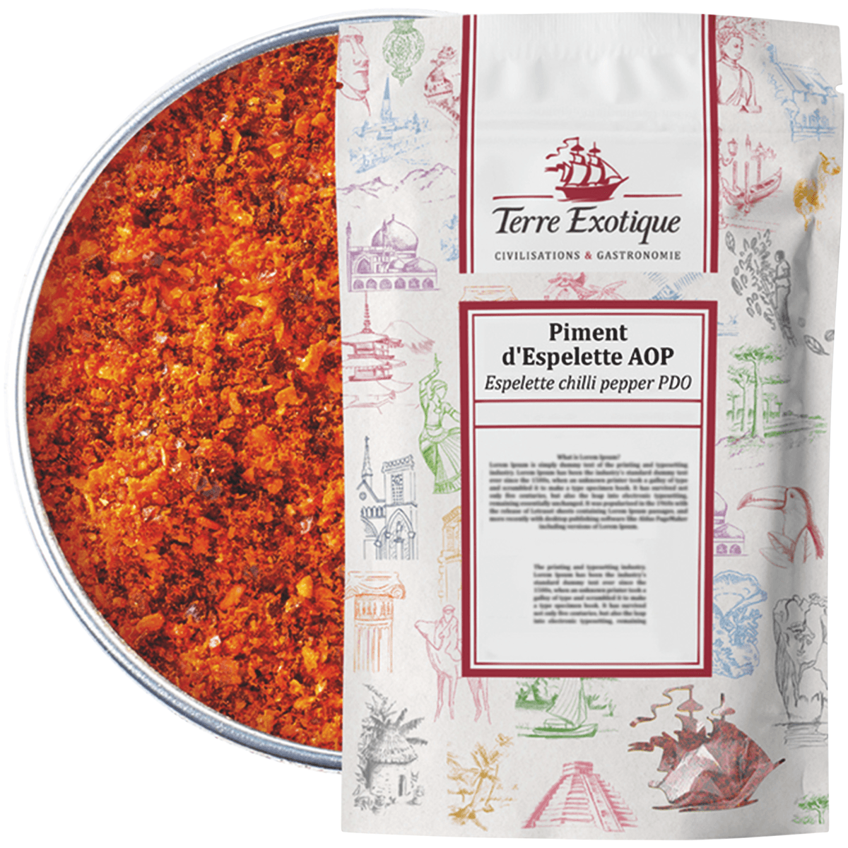 PIMENT D'ESPELETTE 250G
