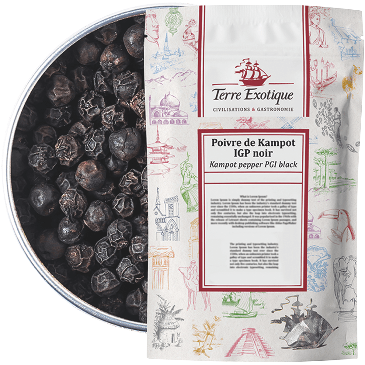 POIVRE DE KAMPOT IGP NOIR 250G