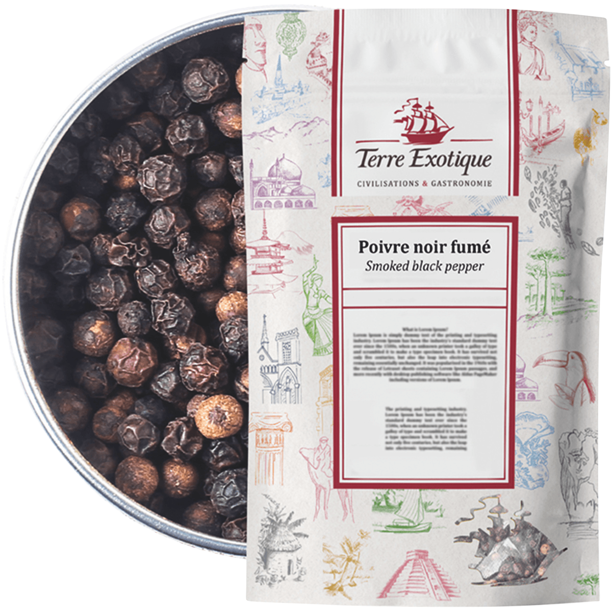 POIVRE NOIR FUME 500G
