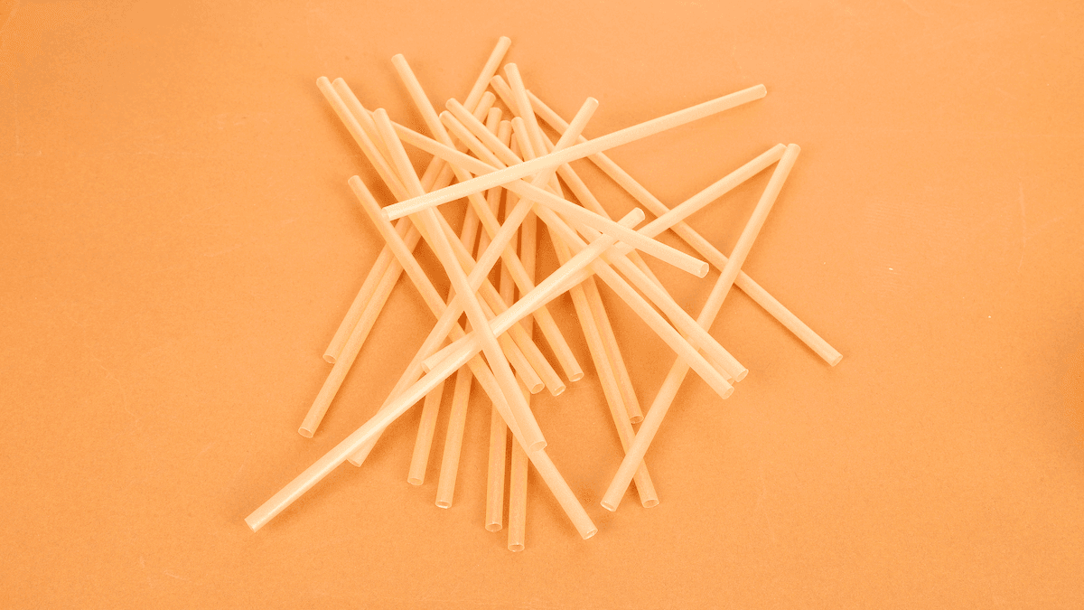 SACHET DE 500 PAILLES 20CM/6MM