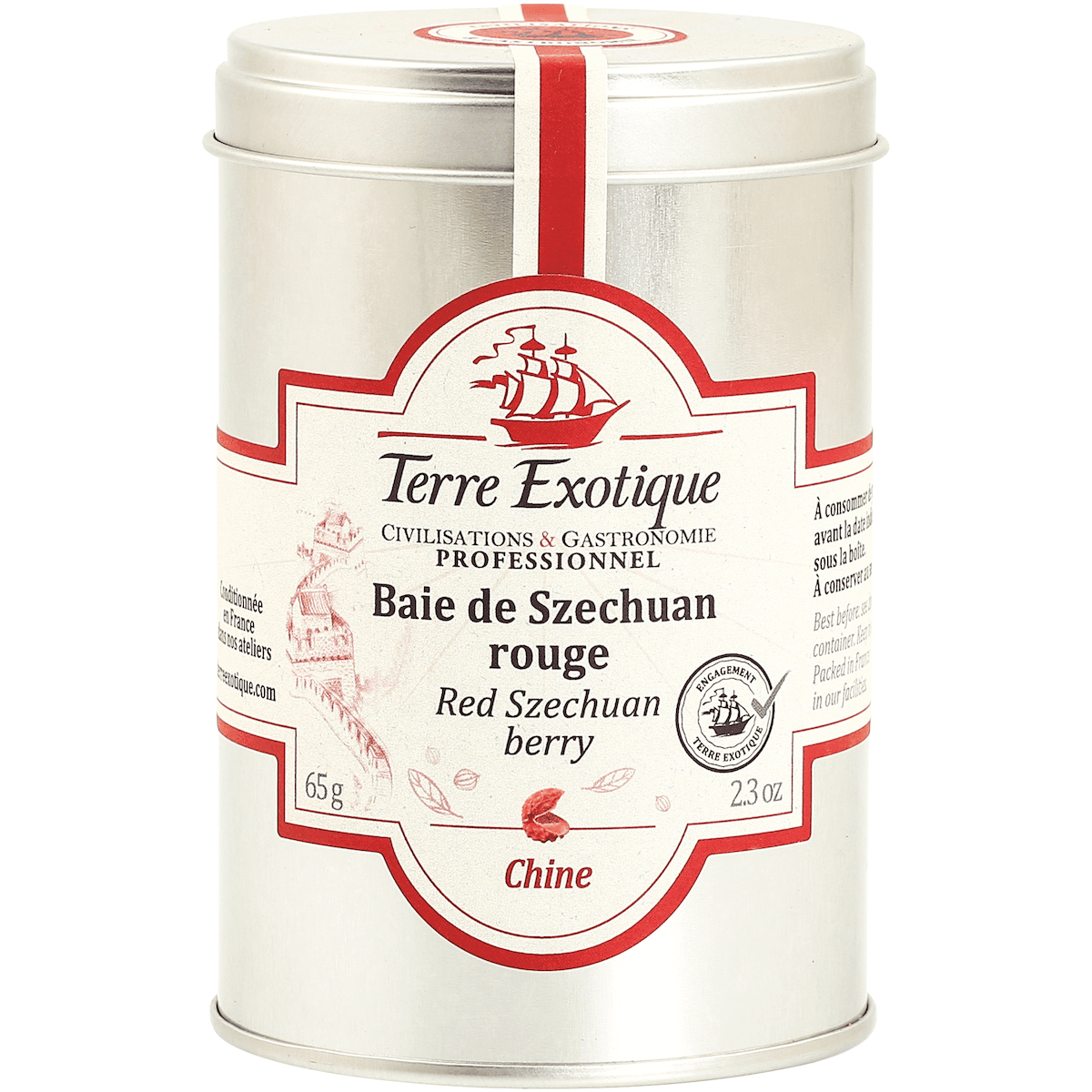 BAIE DE SZECHUAN ROUGE 65G