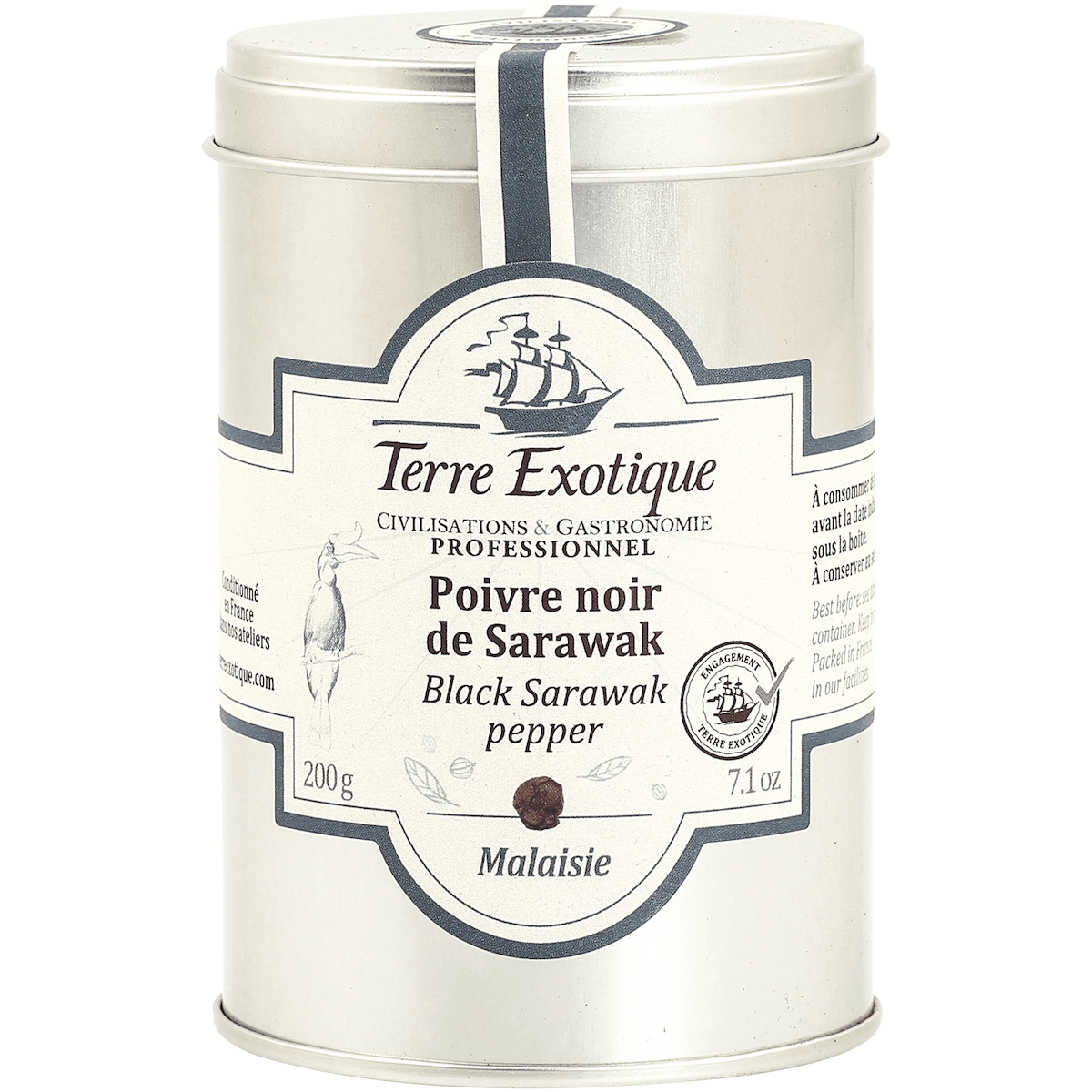 POIVRE NOIR DE SARAWAK 200GR