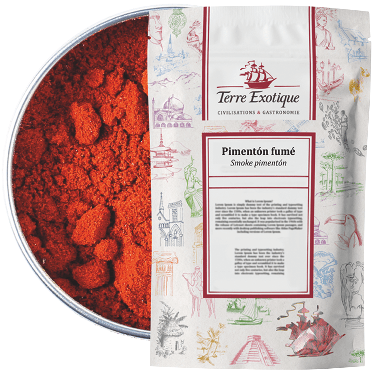 PAPRIKA FUME PIMENTON 500G