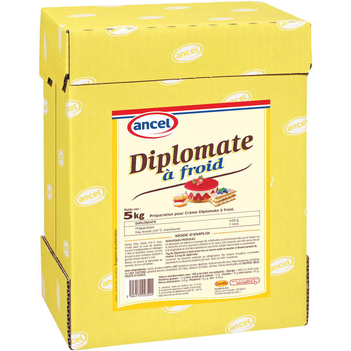 CREME DIPLOMATE A FROID 5KG