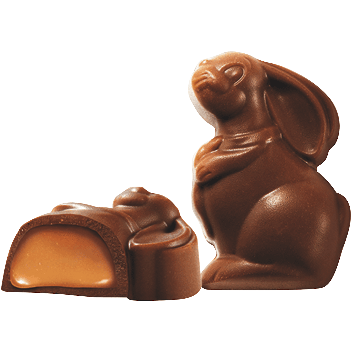 LAPINS LAIT INTERIEUR CARAMEL EMBALLES INDIVIDUELLEMENT ENV 160 PIECES