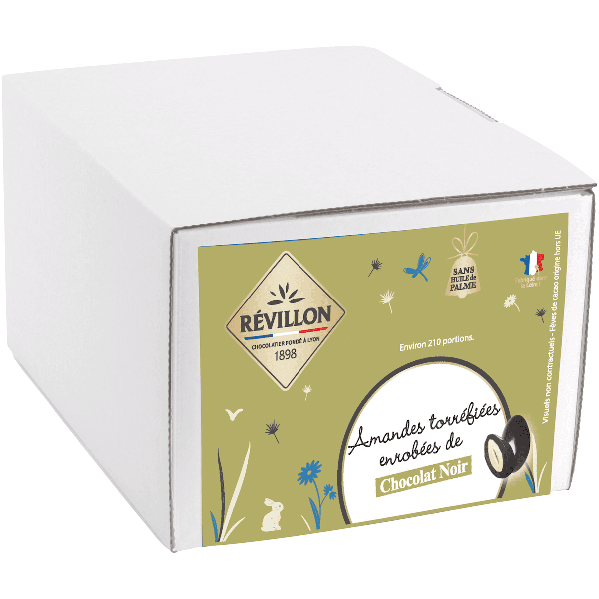 AMANDES NOIRES ENV 210 PIECES