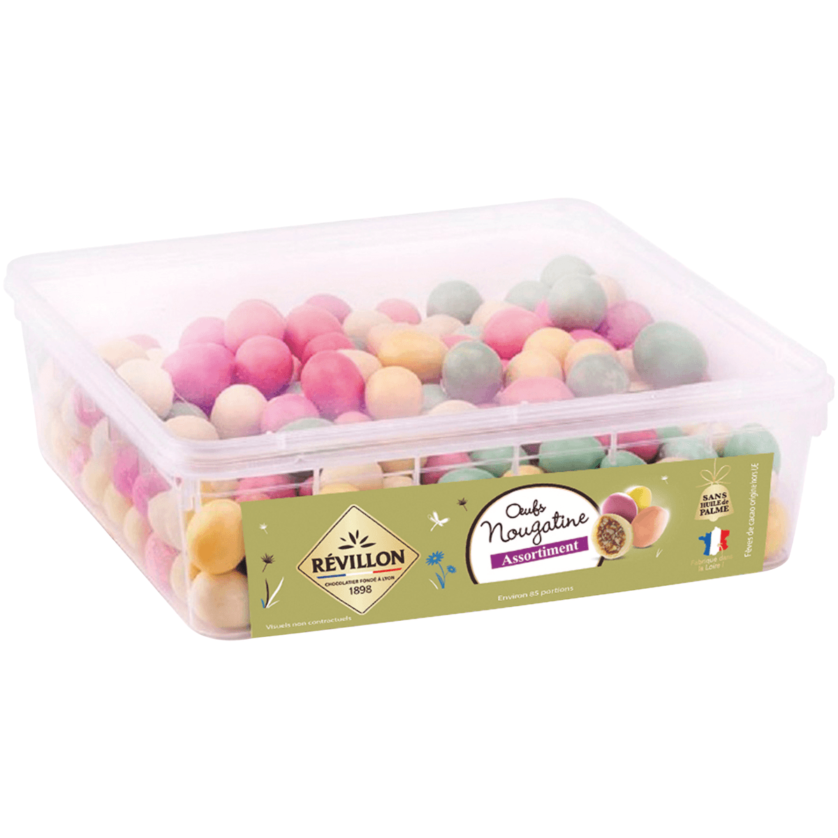 ASSORTIMENT D'OEUFS NOUGATINE ENV 85 PIECES
