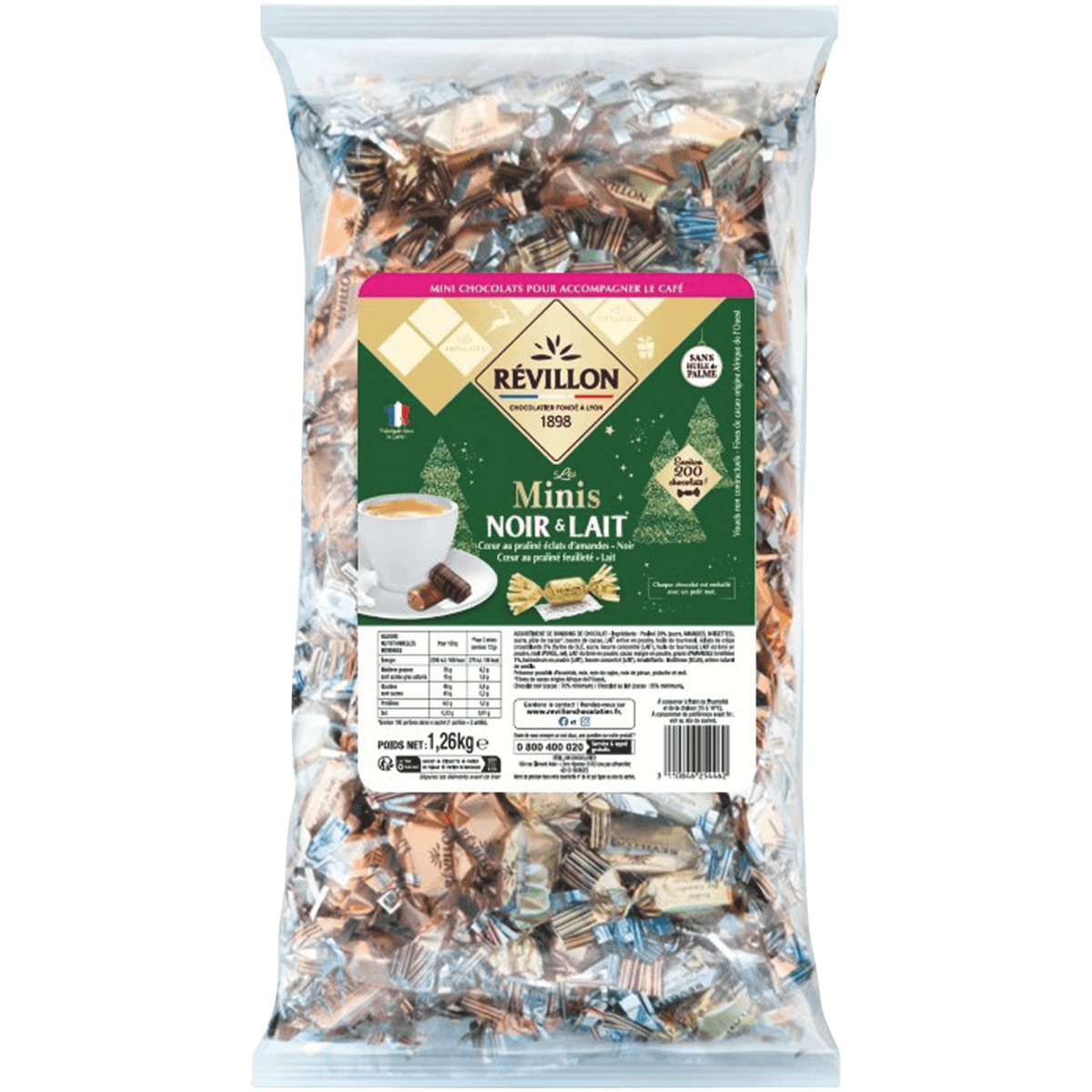 PAPIL PRALINE LAIT NOIR 1,26KG