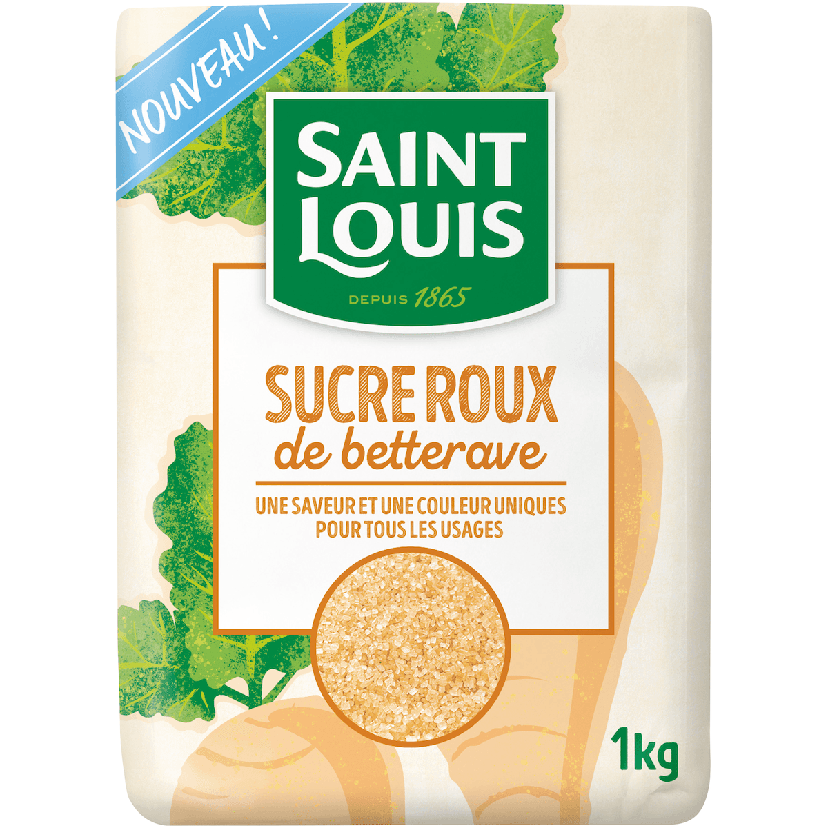SACHET SUCRE ROUX DE BETTERAVE 1KG