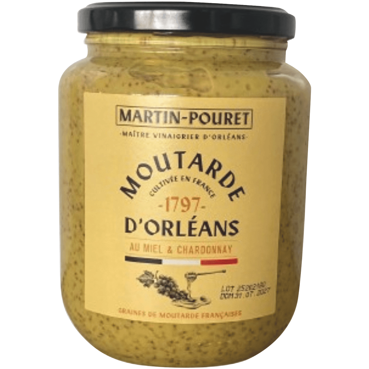 MOUTARDE D'ORLEANS MIEL ET CHARDONNAY 850 G