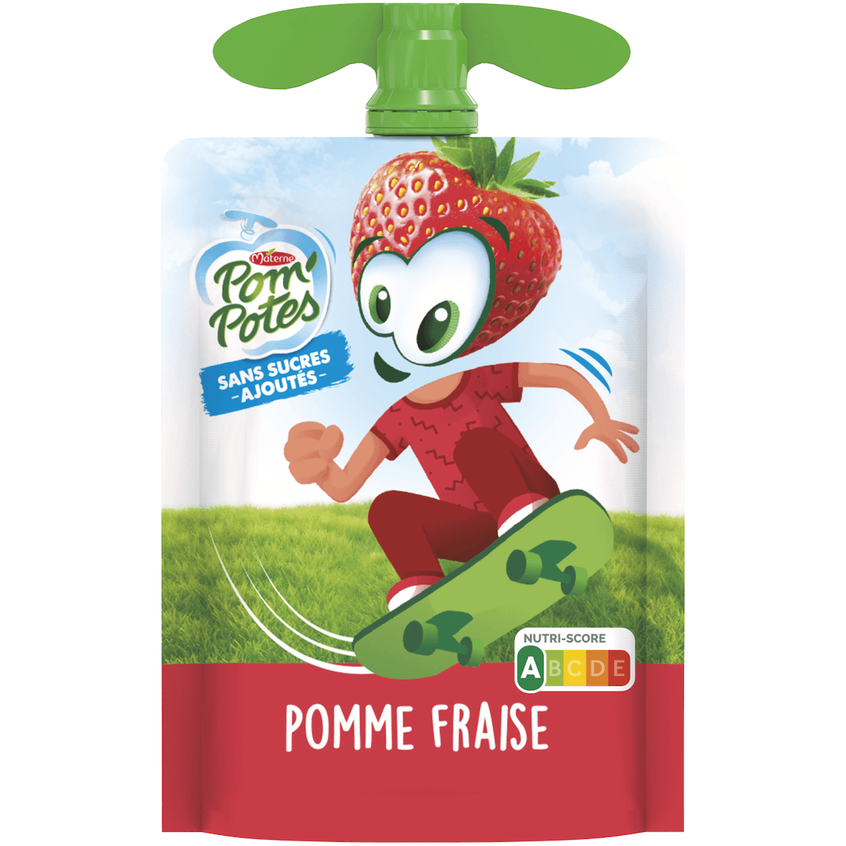POM'POTES POMME FRAISE SSA GOURDE 90G COLIS DE 48 PIECES
