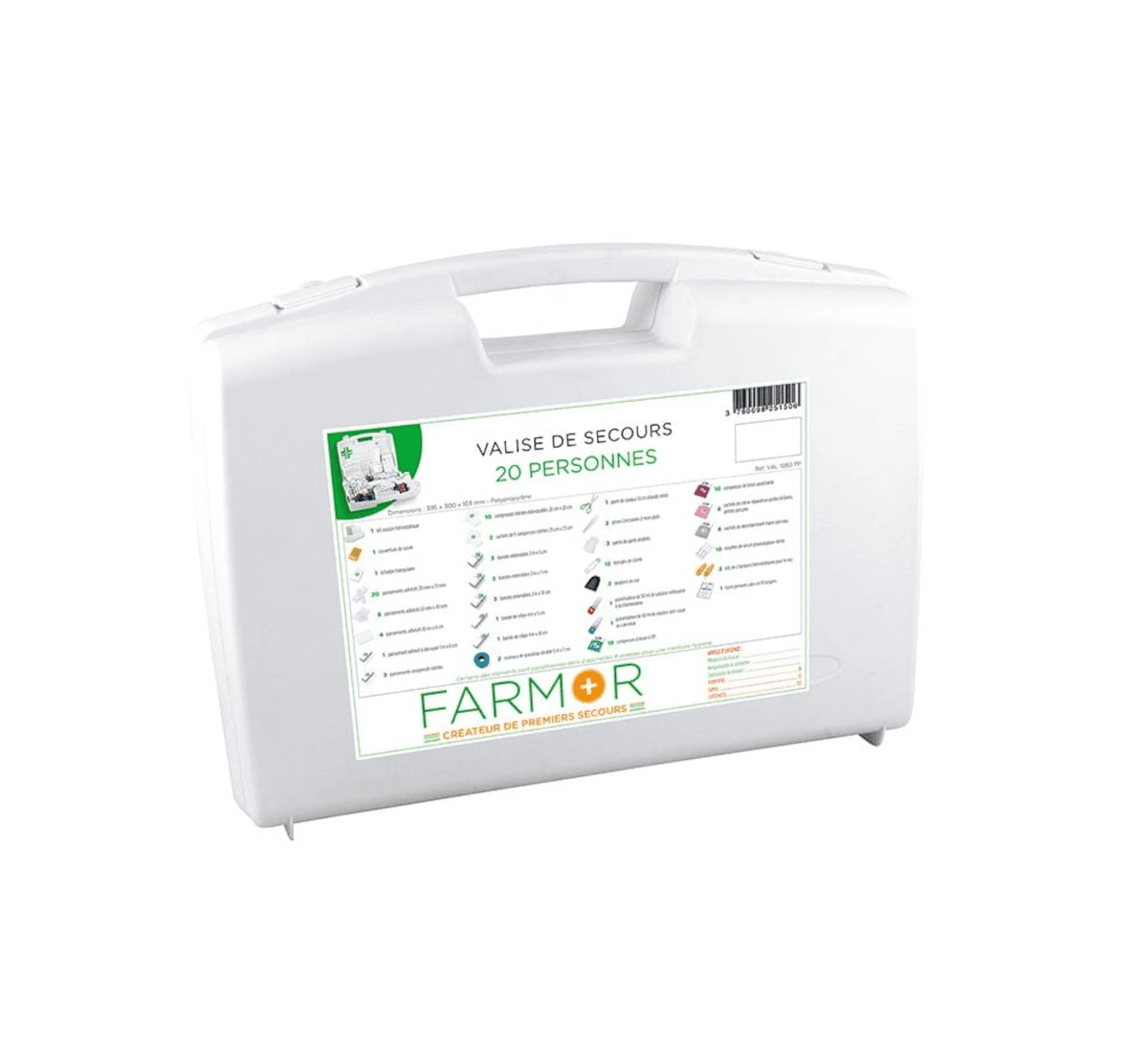 VALISE SECOURS MULTIRISQUES  20 PERS