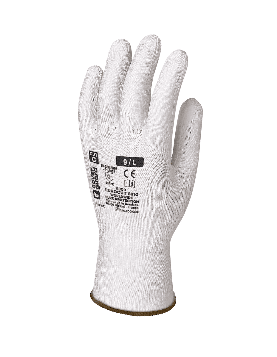 GANTS EUROCUT 6810 J13 HDPA BLANC T9